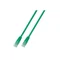 Patchcord RJ45 U/UTP kat. 5e PVC CCA zielony 0,5m