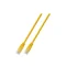 Patchcord RJ45 U/UTP kat. 5e PVC CCA žlutý 5m