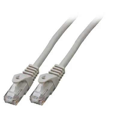 Patchcord RJ45 U/UTP kat. 6 LSZH CCA szary 5m