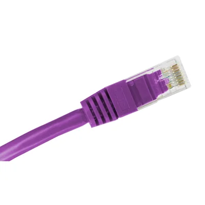 Patchkabel ALANTEC Kat. 6A U/UTP lila 3 m LSOH