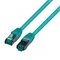 Patchkabel RJ45 S/FTP Kat. 6A LSZH grün 1m
