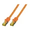 Patchkabel RJ45 S/FTP Kat. 6A LSZH orange 2m MK7001.2O