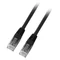 Патчкорд RJ45 U/UTP кат. 5e ПВХ CCA чорний 1,5 м