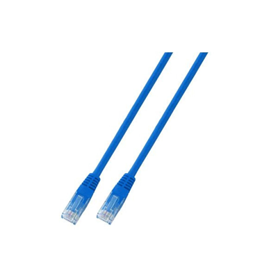 Патчкорд RJ45 U/UTP кат. 5е ПВХ синій 5м