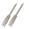 Патчкорд RJ45 U/UTP кат. 5e ПВХ сірий 5м