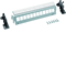 Patchpanel für 12 Keystone-Module, keine Module, DIN-Schiene oder Montageplatte
