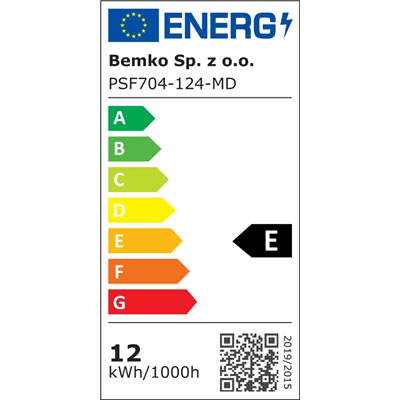 PAULA LED plafond with a microwave sensor and half-shade function 12W 1000lm 4000K NW IP44