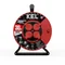 PB-PRO/D/30M/3X2.5/H05RR-F PROFESSIONAL LINE Verlängerungskabeltrommel; 4x2p+Z; IP44; 16A; H05RR-F; 3x2.5; 30m; schwarz