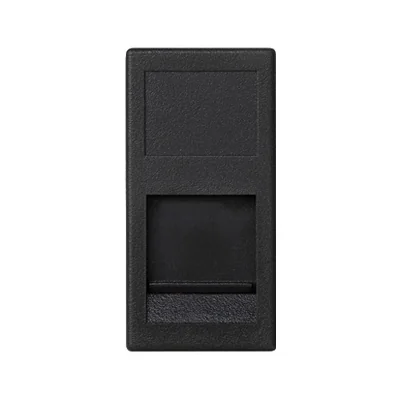 PCB K45/2, 1x RJ avec blindage, 22, 5x45mm, universel, gris graphite