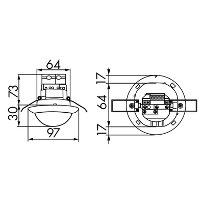 PD4-M-2C-FC Presence sensor