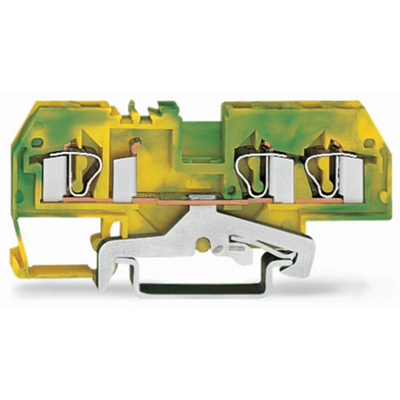 PE connector 3-wire 4mm² yellow-green