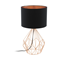 Pedregal 1 Lampe de table noir/cuivre