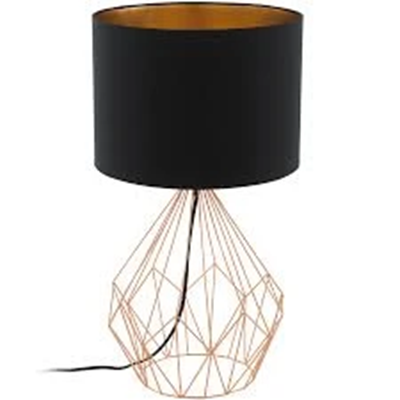 Pedregal 1 Table lamp black/copper