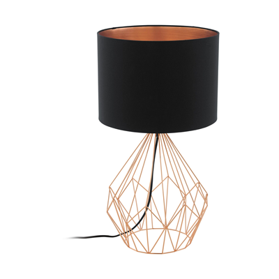 Pedregal 1 Table lamp black/copper