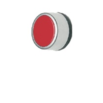 PEGASUS Button with a flat face, red