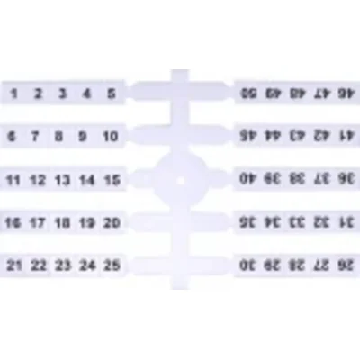 Pennarello flessibile (4 x 50 pz.) 1-50 (EO3)