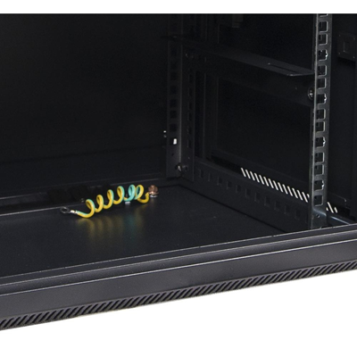 Pensile 15U RACK 19", piegato, nero