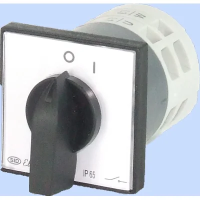 Перемикач кулачковий дуговий E12-12 0-1 3P 12A IP65