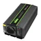 Перетворювач напруги Qoltec Monolith | 600 Вт | 1200 Вт | 12 В на 230 В | Pure Sinus