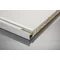 Perfil de aluminio LED angular - estrecho, de una sola cara, Glax Mini Plata L= 3007 mm