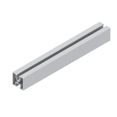 Perfil de aluminio PAL40H40/6.3, espesor de la chapa: 1,5 mm