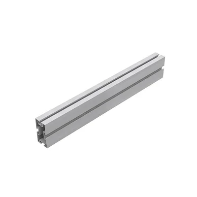 Perfil de aluminio reforzado de 4400 mm con canales para tornillos en T