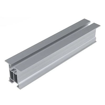 Perfil de aluminio sin paredes laterales con canal para tornillo en T y ranura, 4400 mm de largo
