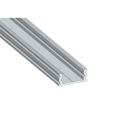 Perfil LED n/t D (baldosas), 100 cm, aluminio