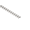 Perfil LED n/t D (baldosas), 202 cm, aluminio lacado blanco