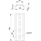 PERFOR.2M L. 2069 2M GTPL cap rail