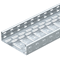Perforated galvanized cable tray 300x60mm 2m 0.75mm LKS 630 FS