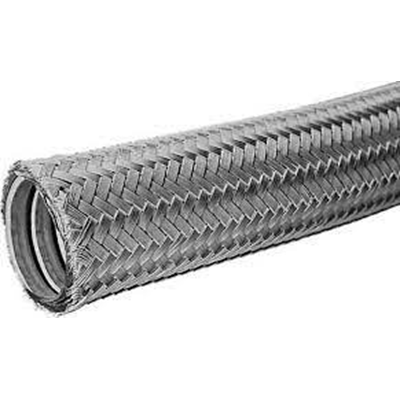 Peszel metalowy z oplotem drucianym 28x36 mm 25m