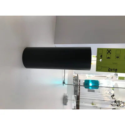 PET FINE Lampada da esposizione nera da superficie