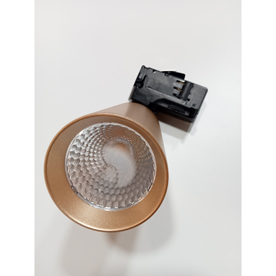 PET LED 230V track Gold exhibition track lamp