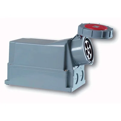 Pevná zásuvka IP67 bez tlumivky 125A 400V 3P+N+Z