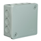 PF 12-inlet surface-mounted box with knockouts 86x86x40mm IP55 cover for 2 screws gray