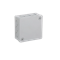 PF 12-inlet surface-mounted box with knockouts 86x86x40mm IP55 cover for 2 screws gray