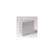 PF 12-inlet surface-mounted box with knockouts 86x86x40mm IP55 lid click-clack gray