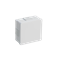 PF 4-inlet surface-mounted box with rubber glands 86x86x40mm IP55 lid click-clack white