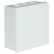 PF Puszka natynkowa z osłabieniami 12-wlotowa 86x86x40mm IP55 dekiel klik-klak biała