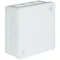 PF Puszka natynkowa z osłabieniami 12-wlotowa 86x86x40mm IP55 dekiel na 2 wkręty biała