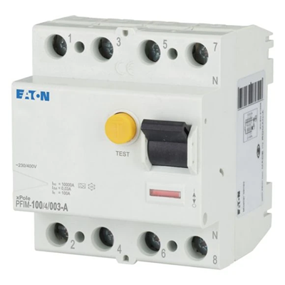 PFIM residual current device, 100A, 4 poles, PFIM-100/4/003-A
