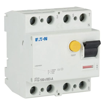 PFIM residual current device, 100A, 4 poles, PFIM-100/4/003-A
