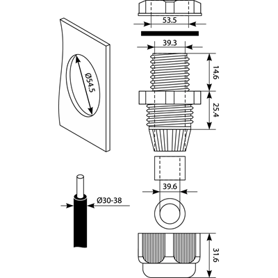 Pg-42 prensaestopas