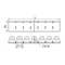 PGK100/1 Elbow partition sheet thickness - 1 mm