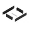 PH1 D4-W3 Plinth 100 mm high RAL9005 for HXS400 enclosures 3 (800) wide