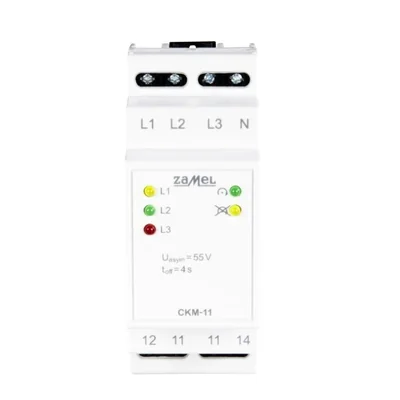 Phase sequence and phase loss sensor 230/400V AC 16A