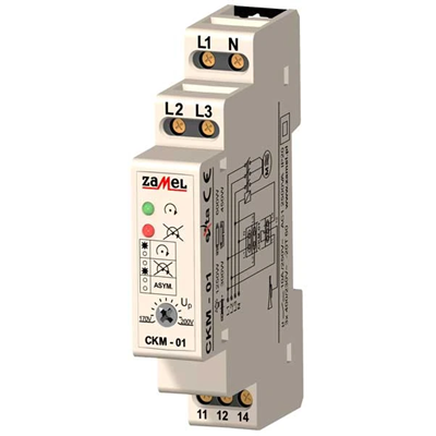 Phase sequence sensor 230/400V AC type CKM-01
