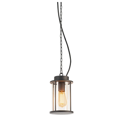 PHATONIA Lampa zewnętrzna wisząca E27 IP44 antracytowa