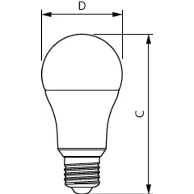 Philips CorePro LED bulb 13W replacement 100W 1521lm 4000K LEDbulb ND 13-100W A60 E27 840 Matte plastic 2 years warranty